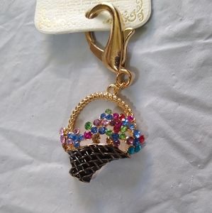 Elegant Gold and Multicolor Brooch